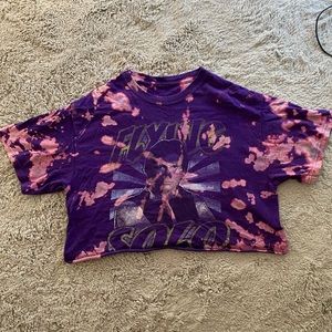 Flying solo acid washed t-shirt